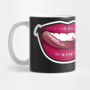 vector vampire mouth Mug